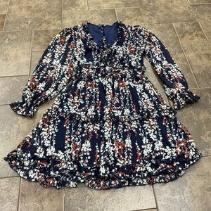 💰Make an offer, bundle and save💰 Floral ladies Dress - Navy